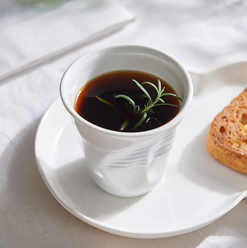 „Creative Ins“ keraminis plisuotas puodelis, asmeninis kavos puodelis, paprastas netaisyklingas biuro puodelis, vandens puodelis, pusryčių puodelis