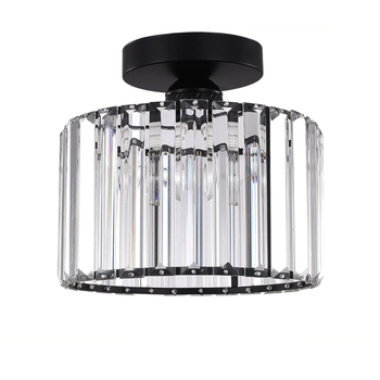 Kristallvahekäigu valgus esikusse koridori sissepääsu kööki magamistoa laevalgusti ümmargune moodne lihtne tehasevalgustus hulgimüük