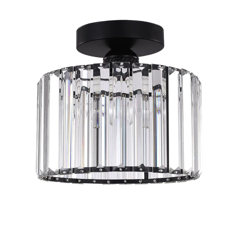 Kristallvahekäigu valgus esikusse koridori sissepääsu kööki magamistoa laevalgusti ümmargune moodne lihtne tehasevalgustus hulgimüük