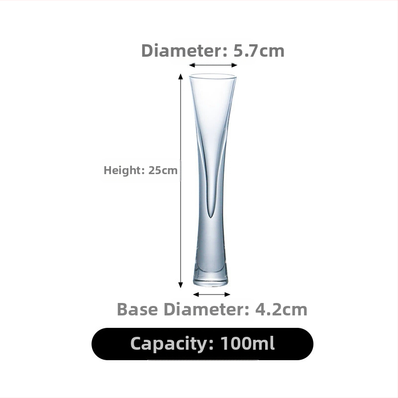 Kerge luksuslik kristallklaasist šampanjakarikas väikese vöökohaga magusa veini klaas banketi veinikomplekt naiste baari mahlaklaas veiniklaas näitusesaali veiniklaas