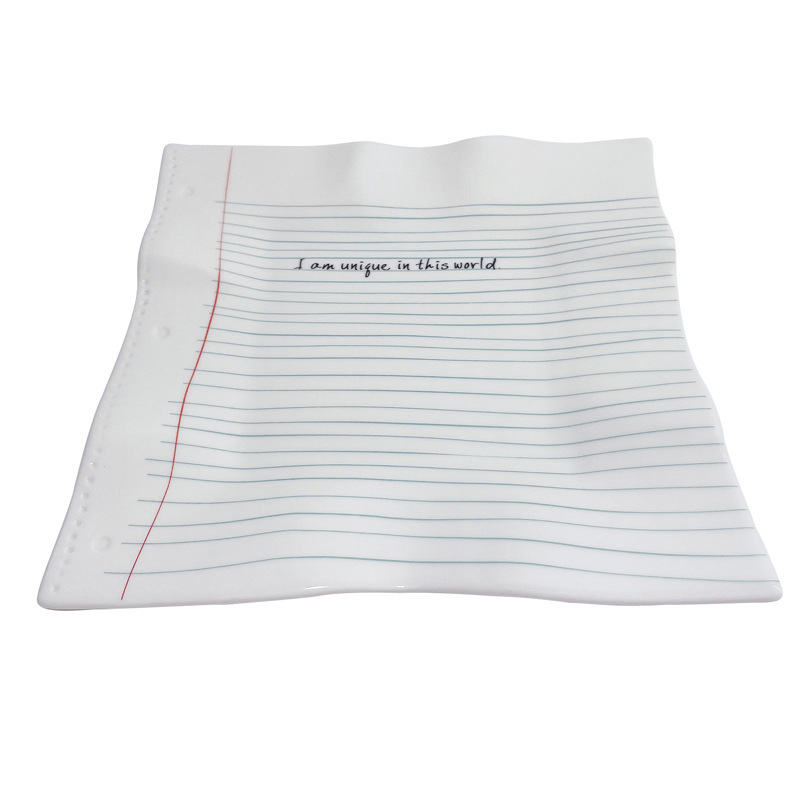 Ebakorrapärane retro keraamiline taldrik, käsitsi sõtkumiseks mõeldud inglise joogivesi, kõrge värviväärtusega piimakann, hommikusöögi loominguline veekruus