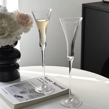 Υψηλής αξίας ποτήρι σαμπάνιας με άρωμα γαλλικού κρίνου, σε σχήμα ζουμερού ποτηριού για κορίτσια, σε σχήμα κόγχης, σε σχήμα κόκκινου κρασιού