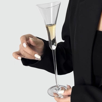 Υψηλής αξίας ποτήρι σαμπάνιας με άρωμα γαλλικού κρίνου, σε σχήμα ζουμερού ποτηριού για κορίτσια, σε σχήμα κόγχης, σε σχήμα κόκκινου κρασιού