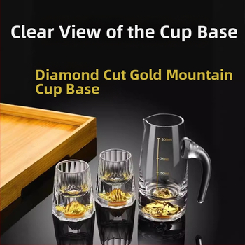 Kreatív Jinshan italadagoló, italospohár, kis felespohár, soju pohár, szeszes pohár, italadagoló, könnyű luxus kristálypohár