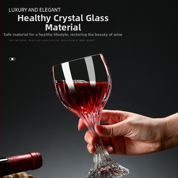 Kerge luksuslik kuldne veiniklaas Euroopa stiilis vintage kristallklaasist pokaal kinkekarbis kolimise kinkekarbis kristallveiniklaaside komplekt