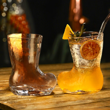 Αστεία κούπα μπύρας, μπότες, γυάλινη κούπα, Διαδίκτυο, κόκκινη δημιουργική διαφανής κούπα χυμού, κρύο ποτό, κρύσταλλο, παπούτσια, κούπα