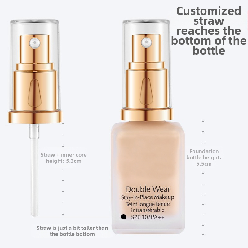 Подходящ за Estee 30ml formal Lauder dw грим течен фон дьо тен помпа специална вакуумна преса резервна дюза за помпа