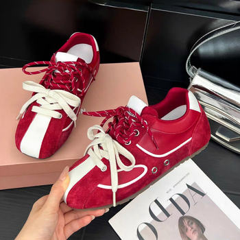 Κορεάτικα ρετρό παπούτσια προπόνησης με εσωτερική ενίσχυση για γυναίκες 2025 Νέα αναπνεύσιμα, ευέλικτα φλατ παπούτσια, casual αθλητικά παπούτσια Forrest Gump