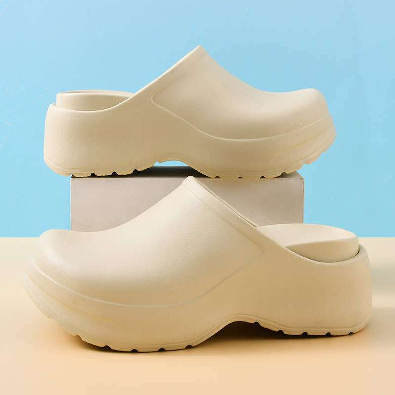 Šefo neslystantys darbo batai moterims, storapadės neslystančios ir kvapą slopinančios basutės moterims avėti lauke, kvėpuojančios ir aukštos klasės šlepetės moterims nuo pirštų iki pirštų