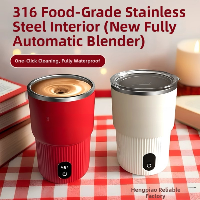 Uus automaatne segamiskork, elektriline segamiskork, laetav magnetilise imemisega, laisk kaasaskantav kohvitass, loksutav tass, veekork