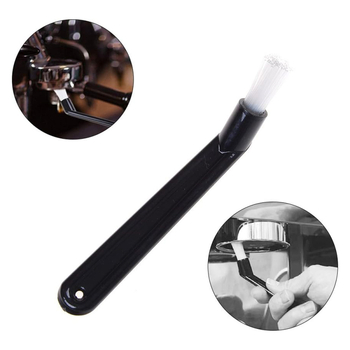 Amazoni roostevabast terasest segamis-kohvilusikas, pulbripresslusikas, mõõtelusikas, latte art nõel, lühikese käepidemega kohvimasina puhastusharjade komplekt