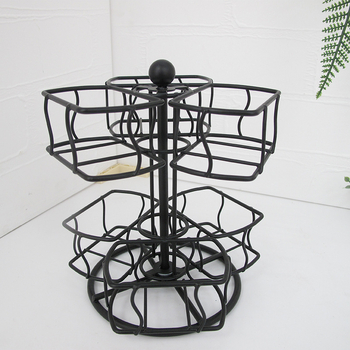 Εργοστασιακή πολυστρωματική περιστρεφόμενη βάση αποθήκευσης φακέλων τσαγιού, οικιακή επιτραπέζια πολυλειτουργική βάση για φακέλους τσαγιού, μη διάτρητη περιστρεφόμενη βάση αποθήκευσης