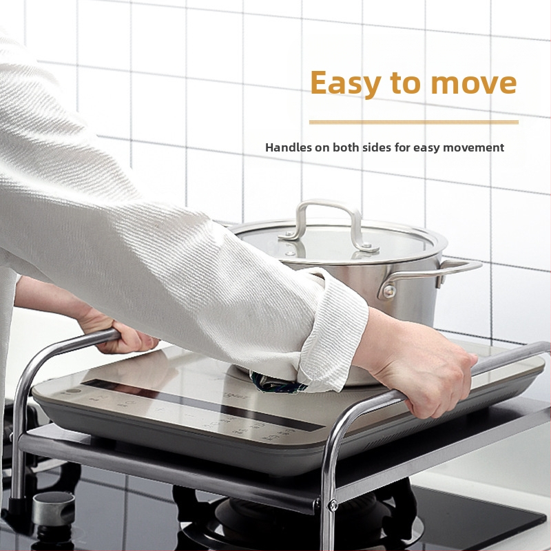 Търговия на едро на кухненски индукционен котлон от неръждаема стомана, подов тип, многофункционален, за съхранение, предпазен капак на котлона