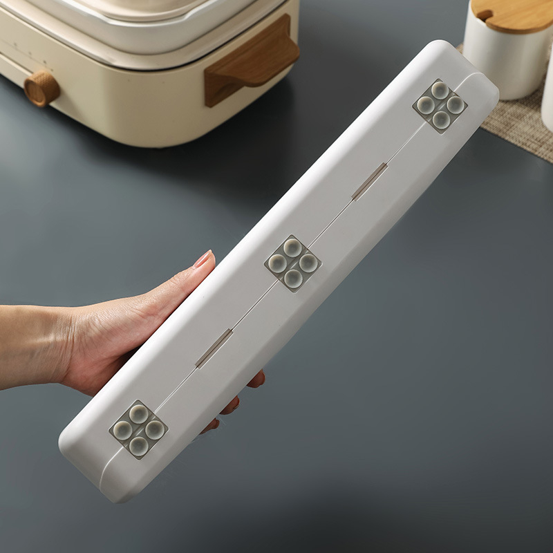 Iminapaga plastist wrap lõikur plastist wrap köök ühekordne tihendus reguleeritav pakkimine iminapaga lõikekast