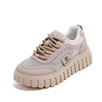 2025 καλοκαιρινά μικρά λευκά παπούτσια νέα κορεάτικα στυλ φοιτήτριες ύψος αναπνεύσιμα αθλητικά παπούτσια σανίδας Tide casual παπούτσια T78-1