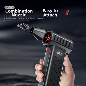 Νέος διασυνοριακός βίαιος ανεμιστήρας USB μεγάλης χωρητικότητας, ανεμιστήρας υψηλής ταχύτητας και ισχυρού ανέμου, ψηφιακή οθόνη LED, εξαιρετικά πρακτικό εργαλείο