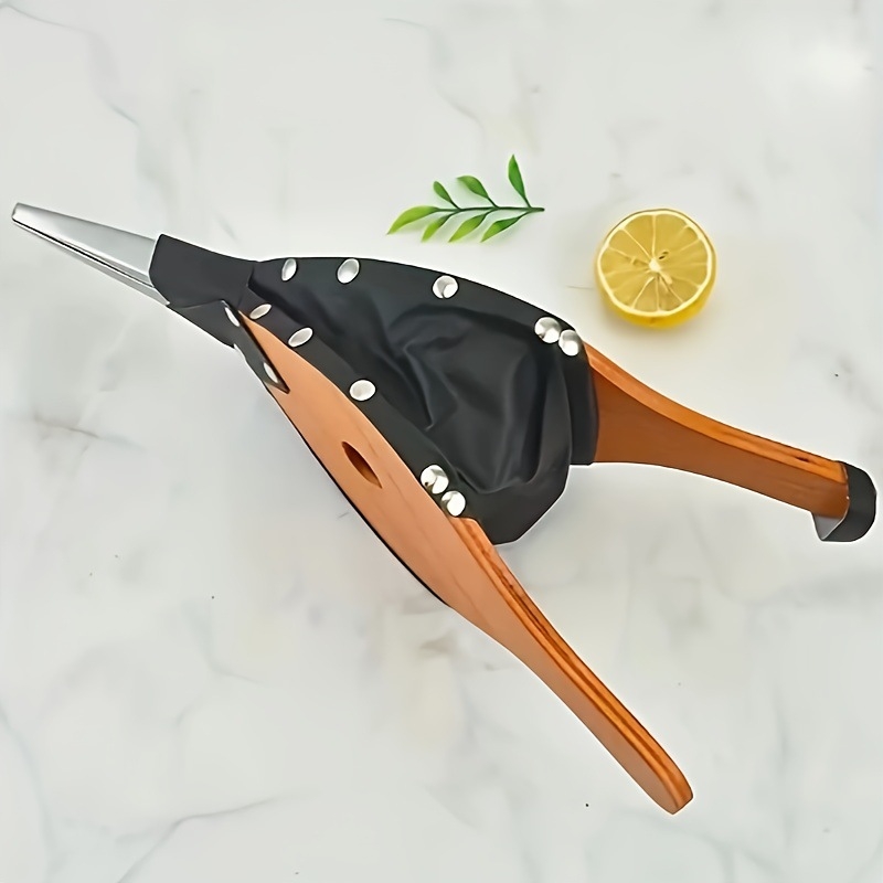 Amazoni käsitsi puhur, välistingimustes kasutatav grillpuhur, nahast tiigrikamin, piiriülene tarne, puidust kaminatrummel