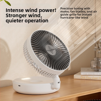 Εξωτερικό Εμπόριο Διασυνοριακής Φόρτισης USB Μικρός Ανεμιστήρας Πτυσσόμενο Νυχτερινό Φως Επιτραπέζιου Επιτοίχιου Ανεμιστήρα Αρωματοθεραπείας Επιτραπέζιου Μικρή Παράδοση Δώρου