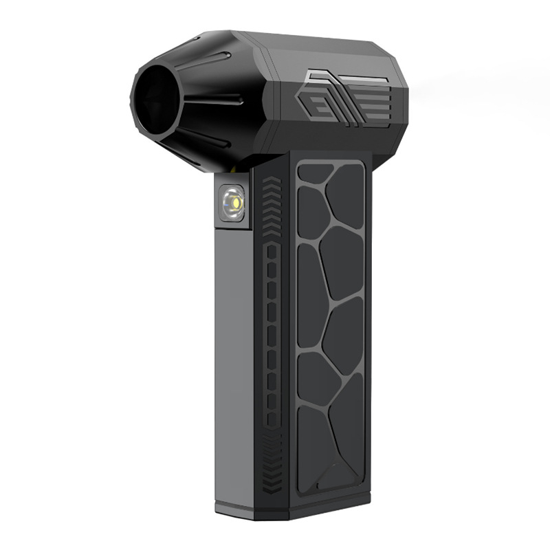 2025 Nešiojamas smurtinis turboventiliatorius Mini apšvietimas Kempingas Lauko 130000 apsisukimų didelės spartos rankinis dulkių pūstuvas