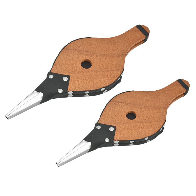 ♀ Puidust käsitsi pressitud puhur, välistingimustes kasutatavad grillitööriistad, kaasaskantav grilli kaminapuhur