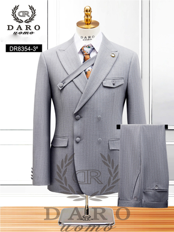 Мъжки раиран ежедневен костюм от две части, големи размери, сватбена рокля, облекло за кум, спортно облекло под наем, яке