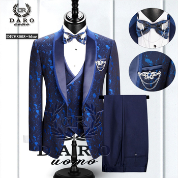 24 трансгранична външна търговия плюс размер мъжки КОСТЮМ от три части афро-европейски и американски КОСТЮМ банкет парти КОСТЮМ