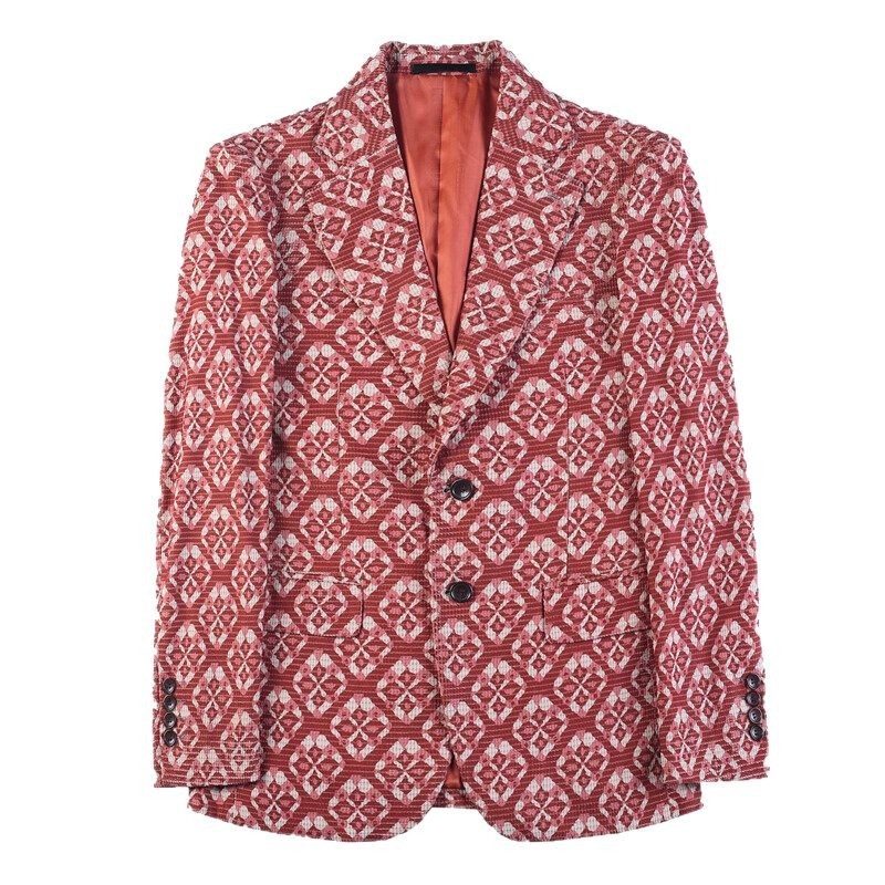 TikTok Explosions meeste ülikond, meeste rõivad, noortele mõeldud õhukese lõikega Briti tipptasemel moesuund, nägus ühekordne ülikonnamantel, trendikas