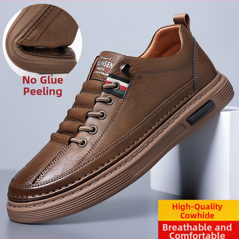 2025. gada pavasara un rudens govs ādas mokasīni vīriešu ikdienas braukšanas apavi ar mīkstu zoli, modes uzvelkamas daudzpusīgas kedas vairumtirdzniecībā