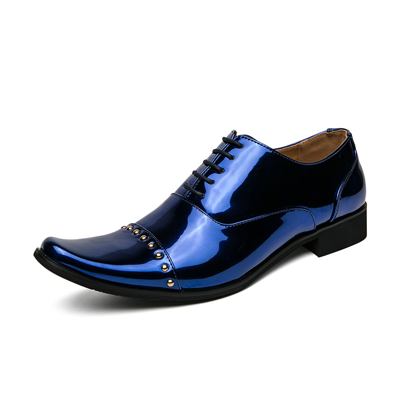 Pantofi sport pentru bărbați, pantofi sport cu vârf ascuțit și sclipici, stil coreean, stil business, la modă, la modă, pantofi din piele, mărime mare, pantofi din piele pentru adolescenți