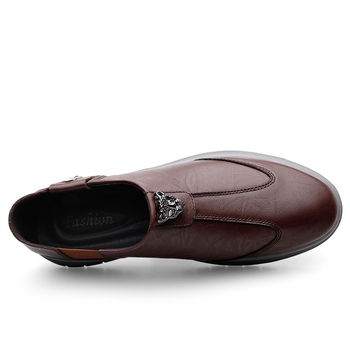 Ανδρικά Παπούτσια Άνοιξη Νέο Στυλ Αναπνεύσιμο Χειροποίητο Δερμάτινο Παπούτσι Επαγγελματικό Casual Δερμάτινο Παπούτσια με Μαλακή Σόλα Παπούτσια με Μαλακά Πάνελ Παπούτσια Οδήγησης Παπούτσια Beanie