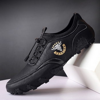 Χαμηλά Δερμάτινα Παπούτσια Διασυνοριακής Χρήσης, Ανδρικά Casual Παπούτσια Octopus, Ανδρικά Ελαφριά, Αναπνέοντα Loafers σε Κορεάτικο Στυλ, Ανδρικά Μοντέρνα Παπούτσια