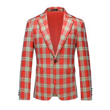 Tarpvalstybinis eksportas 2025 m. Naujas vyriškas didelio dydžio kostiumas, viengubas vakarinis, plonas, madingas vienos sagos kostiumas iš „Amazon“.