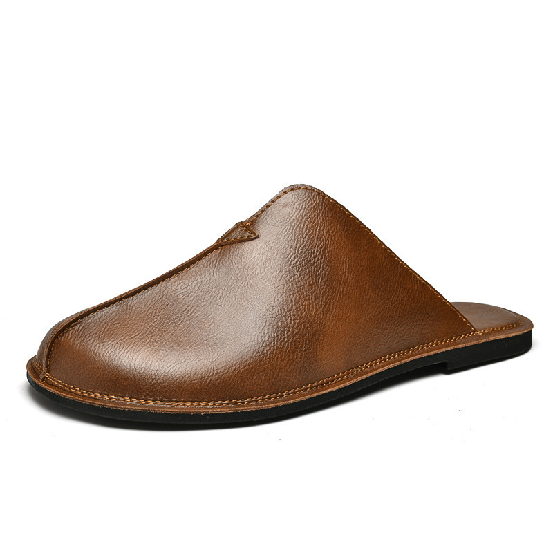 Piiriülesed suured sussid 2025. aasta uued kalamehe kingad, meeste retro mitmekülgsed laisad kingad, väliskaubanduse lamedad rannasussid