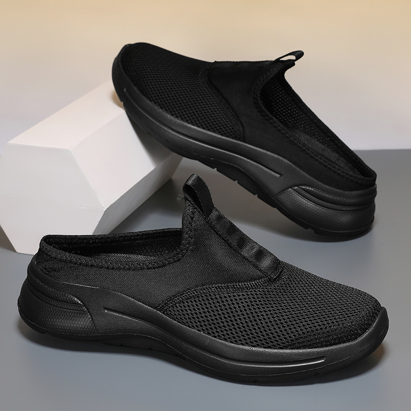 „Baotou“ vyriški pusšlepetės, didelio dydžio, nauji, kvėpuojantys, lengvi, minkštu padu, tinkliniai laisvalaikio batai, paplūdimio vaikščiojimo basutės, kelioninės basutės