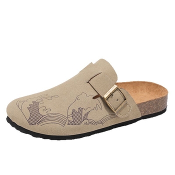 Σχεδιαστής 2025 Cross-Border Καλοκαιρινά Υψηλής Ποιότητας Αναπνέοντα Ανδρικά Παπούτσια Boken Half-Cup Slip-On Beanie Σανδάλια Ανδρικά Παπούτσια