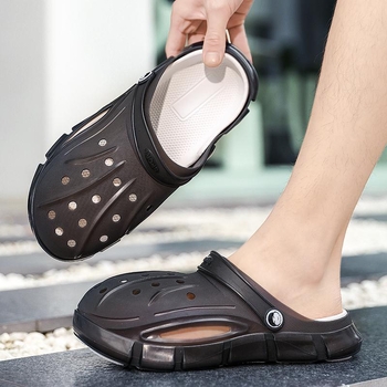 Šlepetės Vyriški bateliai su skylutėmis Vasaros Naujos Mados Sandalai Dvejopos Tikslinės Universalios Sodo Bateliai Paplūdimio Sandalai Vyriška Mada