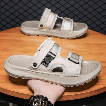 Sandale din microfibră, pantofi de plajă, ușoare, în carouri, respirabile, unisex, casual, pentru mers pe jos