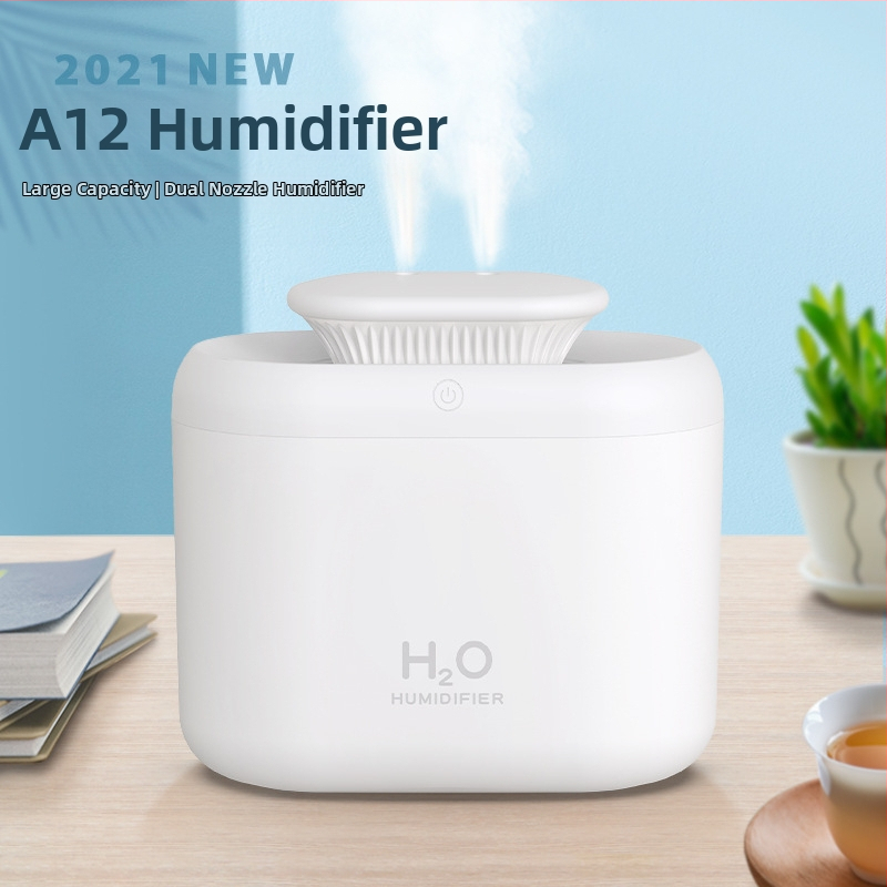 Gamyklinis didelės talpos dvigubo purškimo drėkintuvas, buitinis, naujas, mini, 3,3 l, spalvingas, mažas, purškiamas oro valytuvas