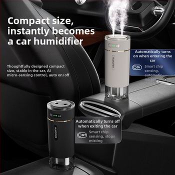 Νέος υγραντήρας εσωτερικού χώρου, υπνοδωματίου, αυτοκινήτου, μικρός ενυδατικός ψεκασμός, διπλός ψεκασμός, απλός USB, αθόρυβος ατμοσφαιρικός φωτισμός