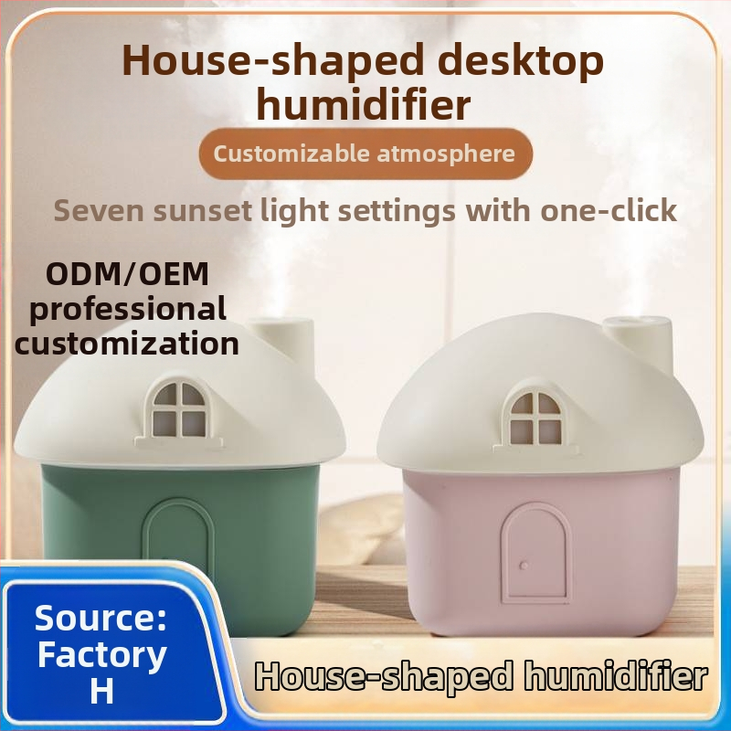Mini stolný zvlhčovač vzduchu Malý USB stlmený silný hmlovkový domáci spálňový farebný svetelný zvlhčovač darčekový veľkoobchod