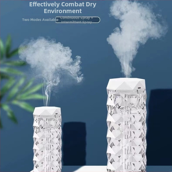 Διασυνοριακός υγραντήρας κρυστάλλου RGB με αλλαγή χρώματος, πολύχρωμος υγραντήρας για οικιακή επιφάνεια εργασίας, μεγάλης χωρητικότητας, χονδρικής πώλησης