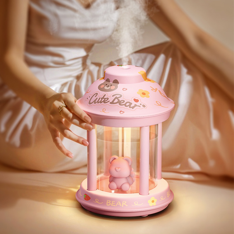 Naujas buitinis drėkintuvas, mažas stalinis mini bendrabučio atmosferos lengvas oro drėkintuvas, mielos, gražios mažos dovanėlės