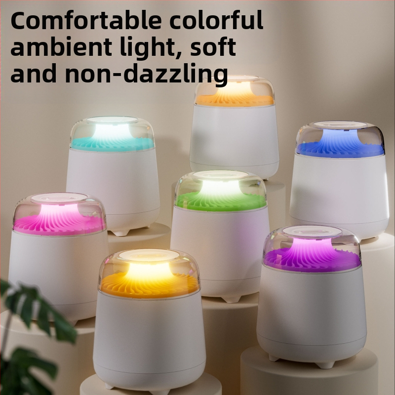 Simulácia zvlhčovača sopky, farebná atmosféra, lampa 2,5 l, veľká kapacita, veľký rozprašovač, dvojitý rozprašovač, domáci zvlhčovač