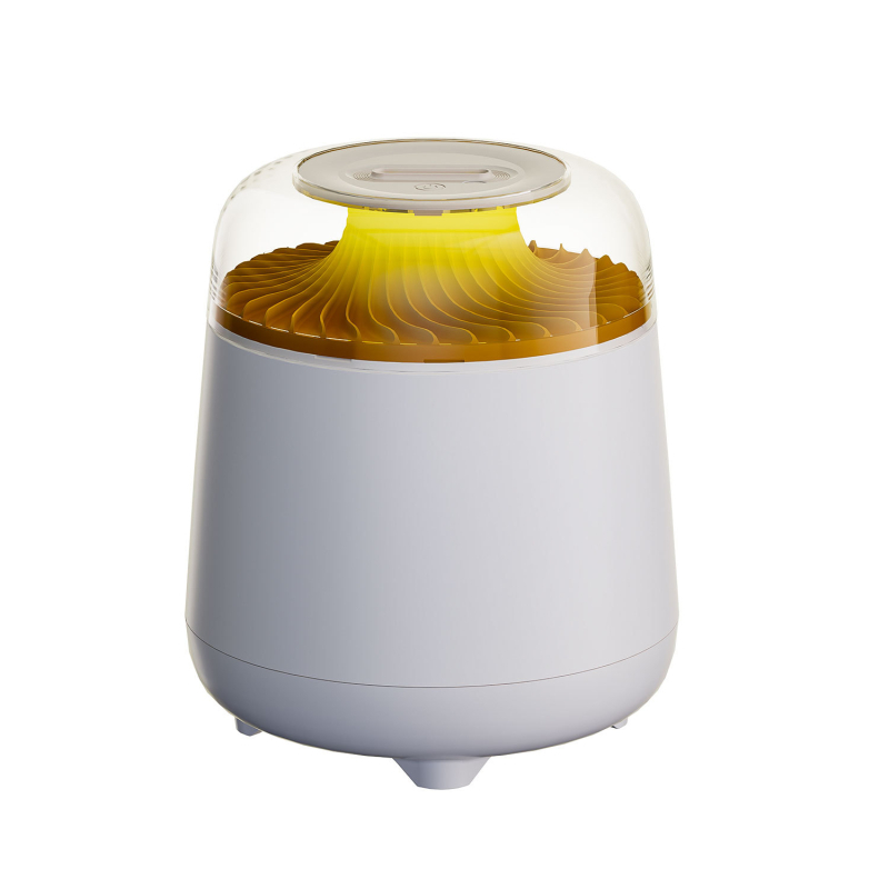 Umidificator simulare vulcan lampă de atmosferă colorată 2,5 L capacitate mare spray mare dublu spray umidificator acasă umidificator