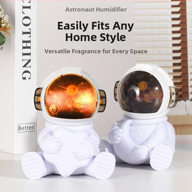 Νέος υγραντήρας λάμπας αστροναύτη Starry Sky με βύσμα USB για φοιτητικό δώρο, υπνοδωμάτιο, επιτραπέζιος υγραντήρας αστροναύτη