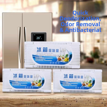 Frigider deodorant de uz casnic cutie purificatoare deodorant puternic nano minerale cristal carbon activ dehumidificare cutie congelator deodorizare