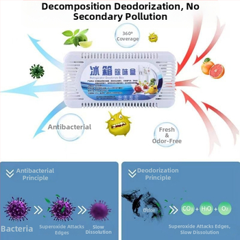 Frigider deodorant de uz casnic cutie purificatoare deodorant puternic nano minerale cristal carbon activ dehumidificare cutie congelator deodorizare