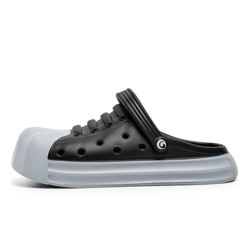 2025. aasta suvine eksport Shell Toe Clogs meeste õues kasutatavad vabaaja sandaalid, pealisrõivad Korea stiilis rannajalatsid, moodsed kingad