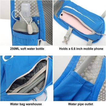 Kültéri sportokhoz, hegymászáshoz, gyorsan száradó táska, maratoni túrázáshoz, kerékpározáshoz, futáshoz, vállra szerelhető vízzsák, mellény, kerékpáros vízzsák