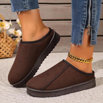 Γυναικείες Μπότες Χιονιού για Φθινόπωρο και Χειμώνα, Νέο Στυλ με Βελούδινη Επένδυση, Χοντρές και Ζεστές, Μοντέρνες Κοντές Μπότες με Χοντρές Σόλες